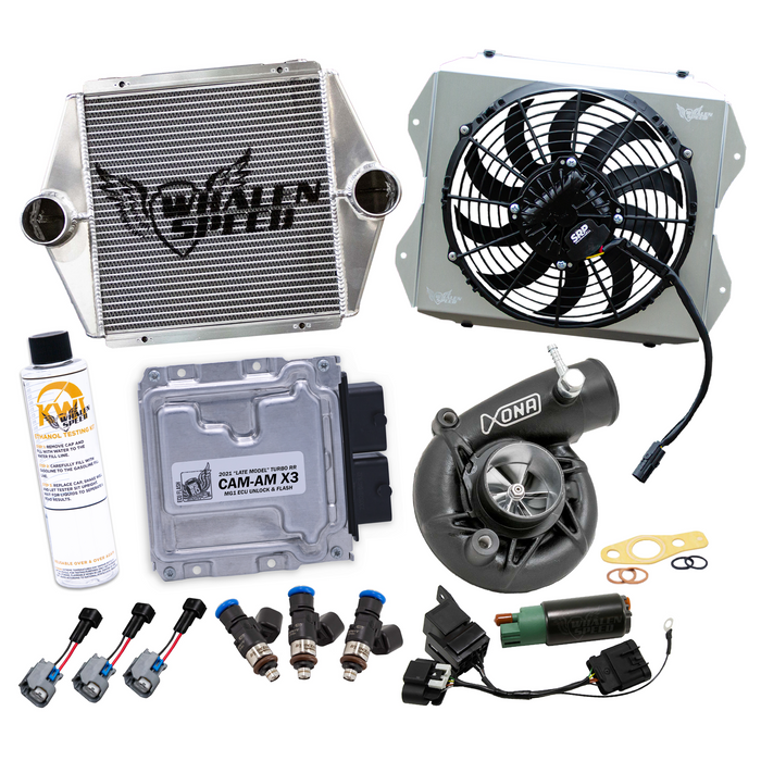 WSRD Green Turbocharger Package & MG1 ECU Unlock | Late Model 2021 Can-Am X3 Turbo RR (250-305HP)