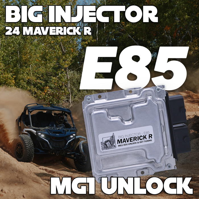 WSRD Big Injector MG1 ECU Unlock & DCT Transmission Tuning | 2024 Maverick R (274-355HP)