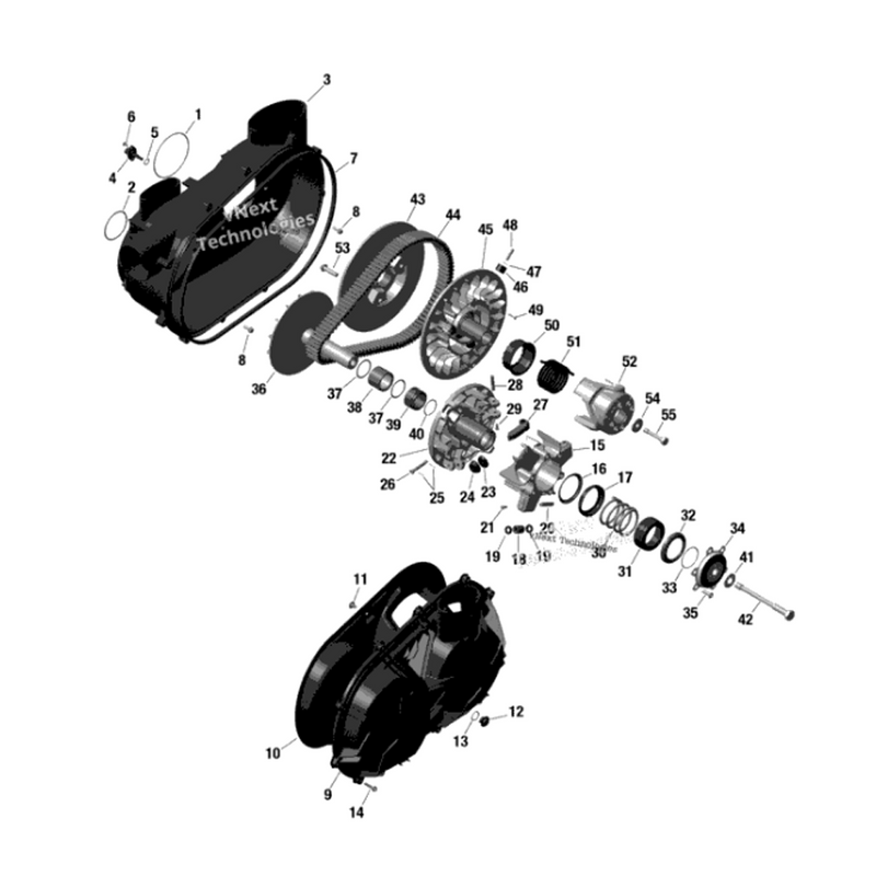 BRP P-Drive Clutch & Components | 2022-2025 Can-Am X3