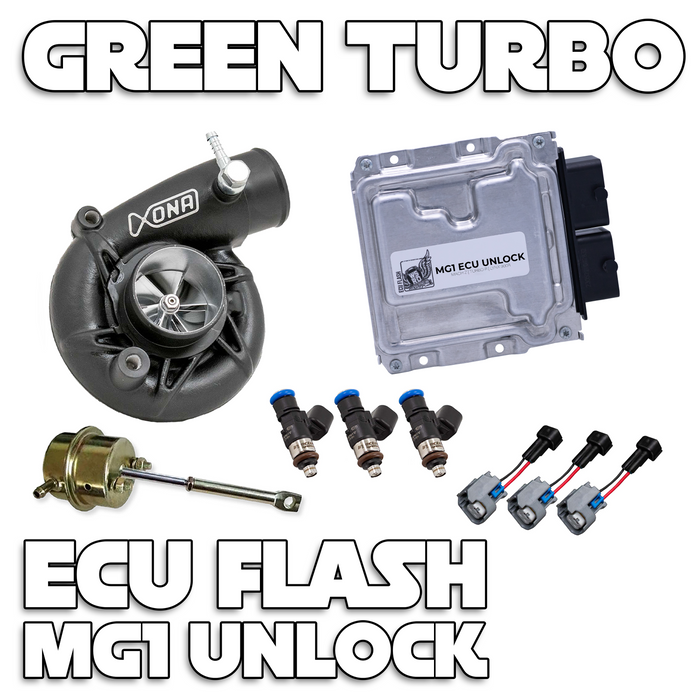 WSRD Green Turbocharger Upgrade & MG1 ECU Unlock | 2022-2026 Ski-Doo 900R (230-275HP)