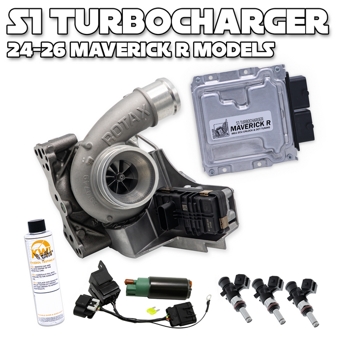 WSRD S1 Turbocharger Package & MG1 ECU Unlock | 2024-2026 Maverick R (296-390HP)