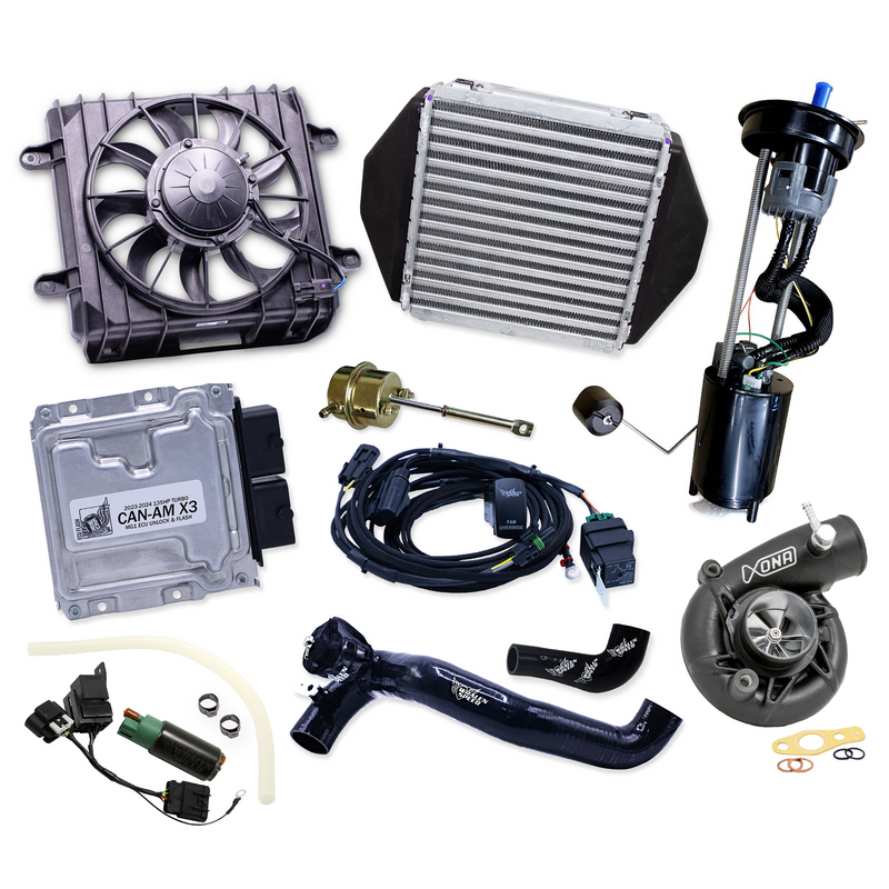 WSRD Green Turbocharger Package & MG1 ECU Unlock | 2023-2025 Can-Am X3 135HP Turbo (250-305HP)