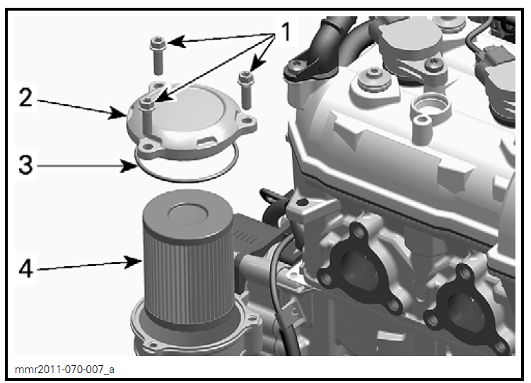 BRP Oil Filter Cover Bolts